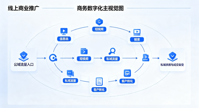 石嘴山线上商业推广怎么做？全域流量闭环搭建与低成本转化实战指南
